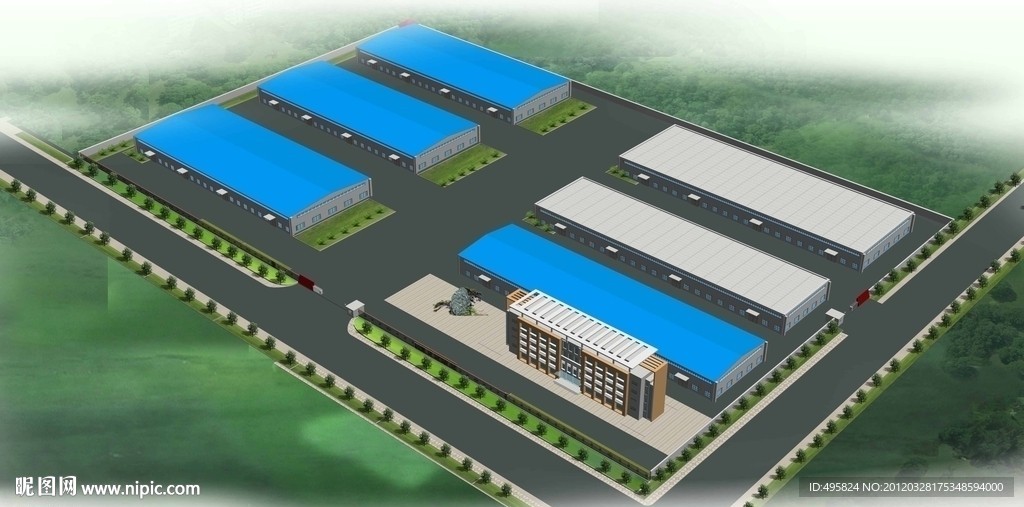 厂房效果图
