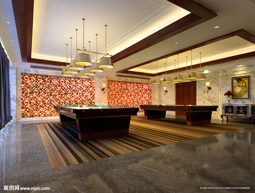 室内台球室装饰设计