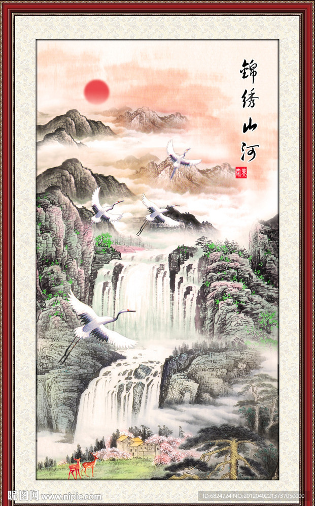 国画山水画