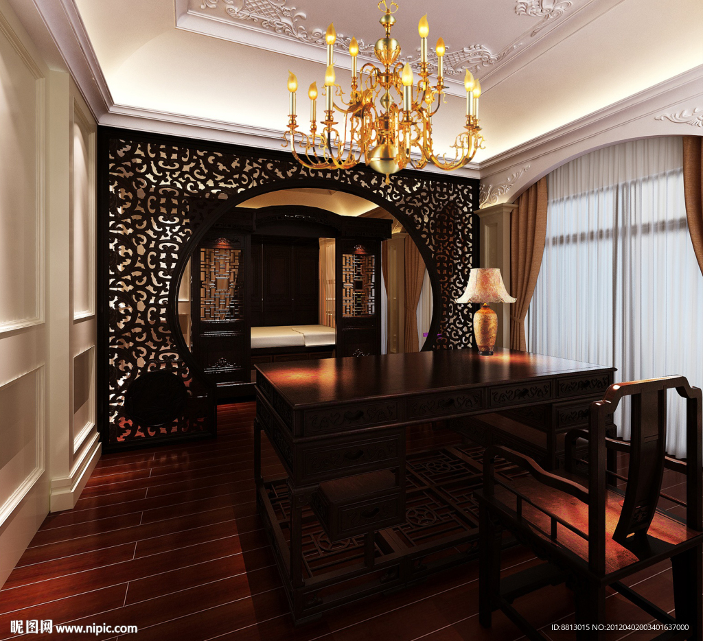 家居书房室内设计图