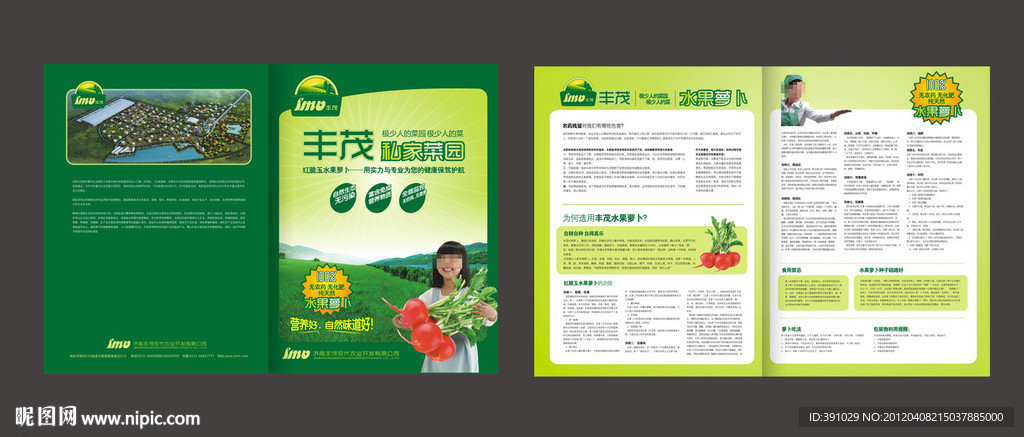 生态农业 折页
