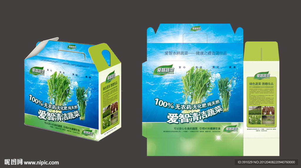 有机蔬菜 包装礼盒