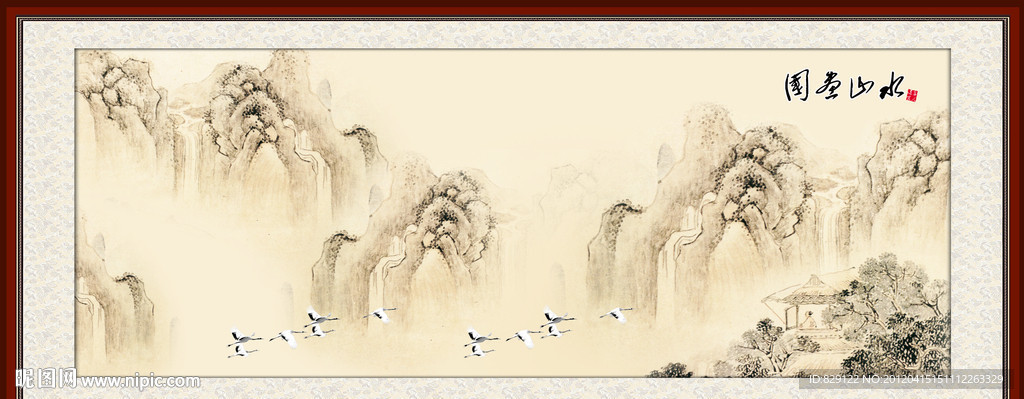 国画山水