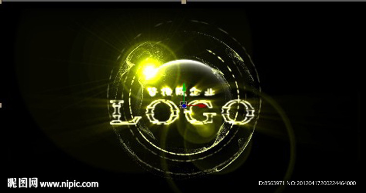 AE炫光出企业LOGO特效宣传片片头