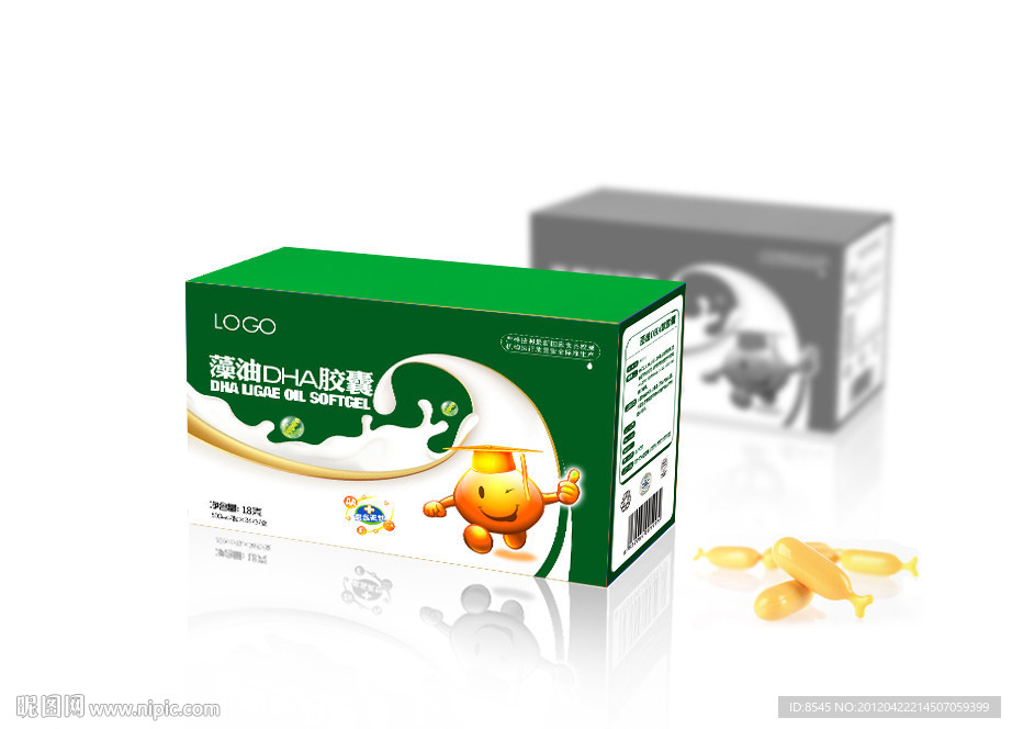 鱼肝油 藻油包装