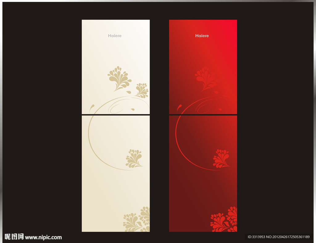 2012冰箱面板设计图片