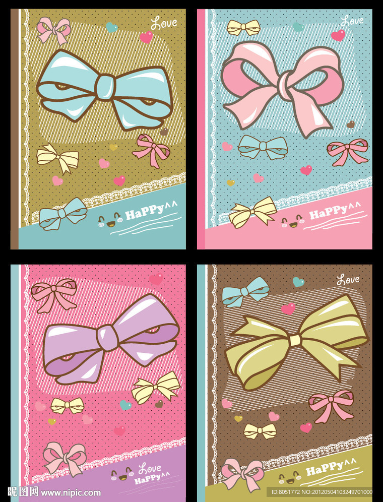 蝴蝶结本本封面