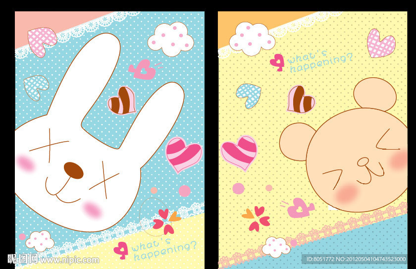 小熊和小兔本本封面