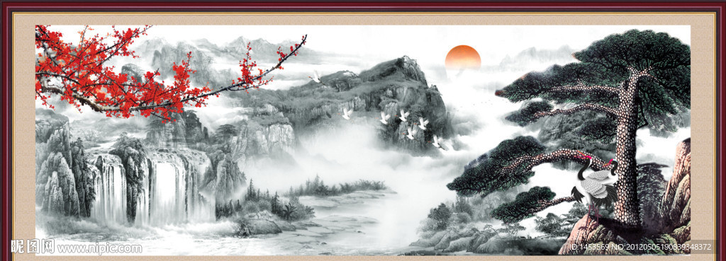 山水国画