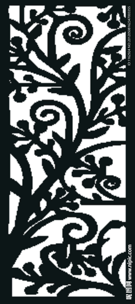 雕花隔断 （AI 打开为复合路径）