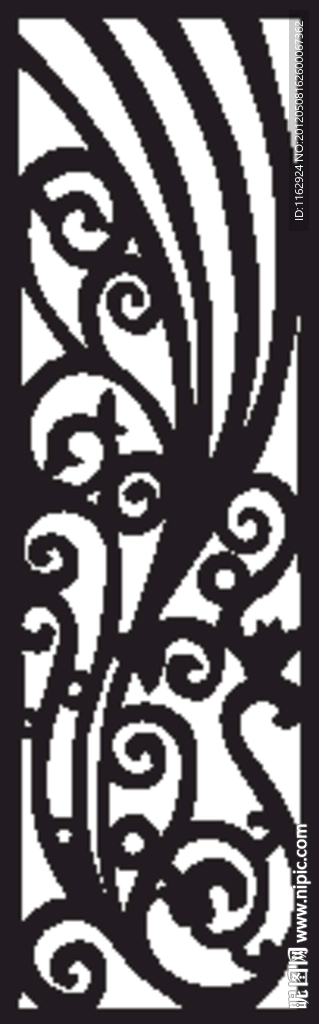 雕花隔断 （AI 打开为复合路径）