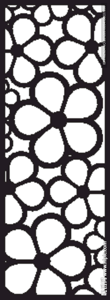 雕花隔断（AI打开为复合路径）