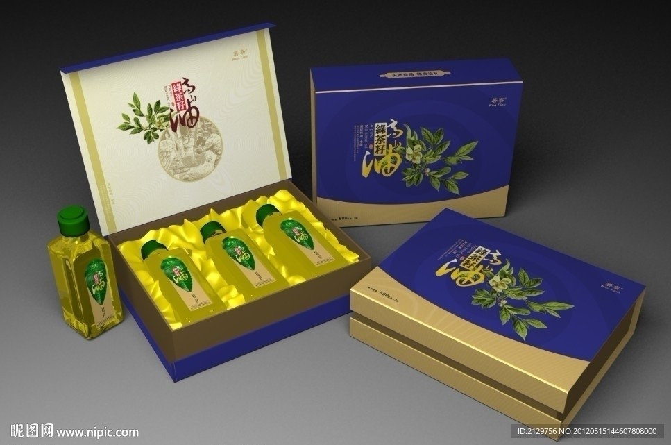 山茶油包装（效果图仅为预览图）