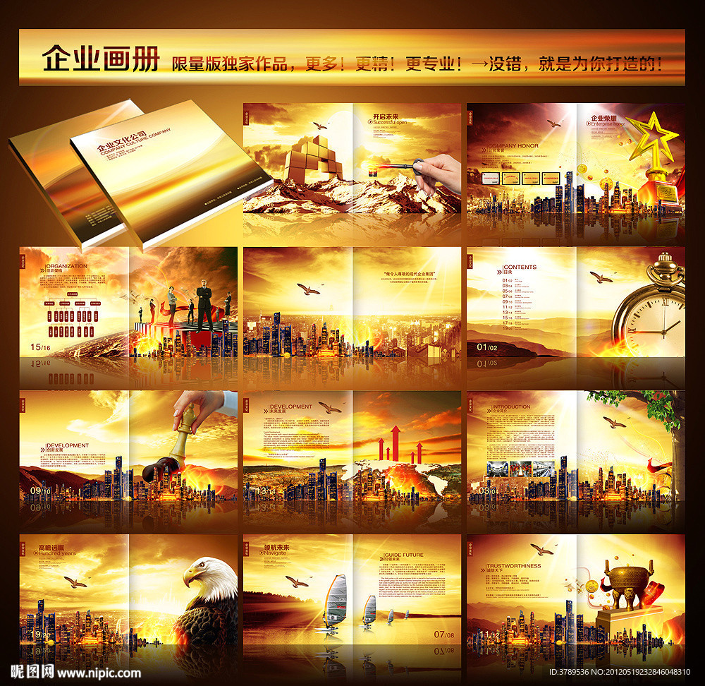 画册设计 画册封面 画册版式