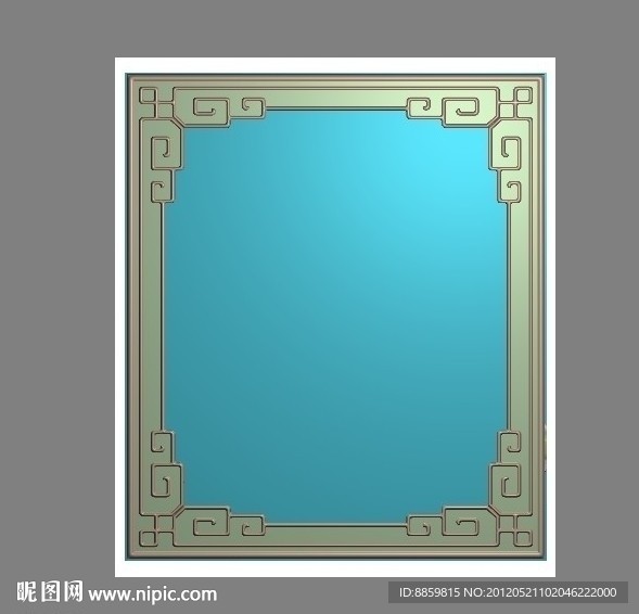 相框 精雕图 jdp
