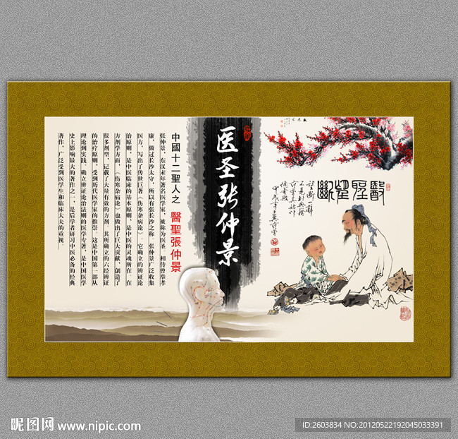 中华十二圣人之 医圣张仲景