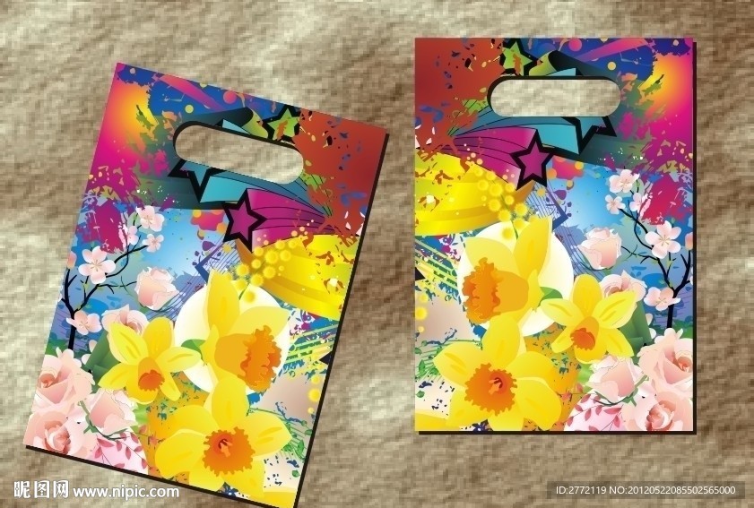 花美丽 精美礼品袋