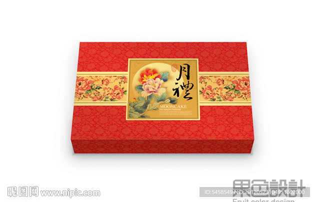 中秋月饼包装（展开图）