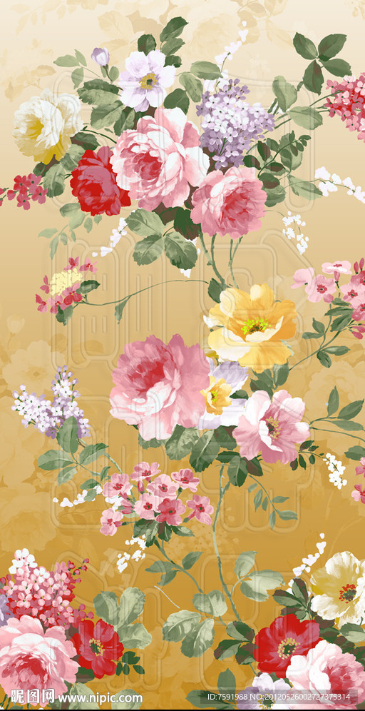 花卉图案 玫瑰花