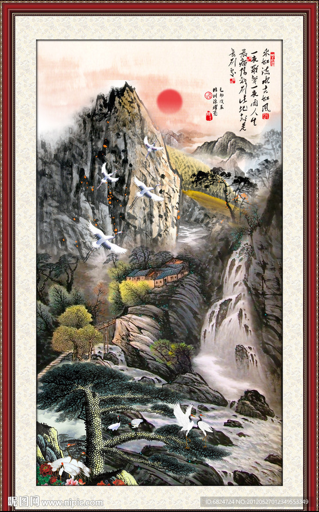 国画山水画