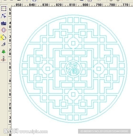 缕空 花纹 通花 线稿