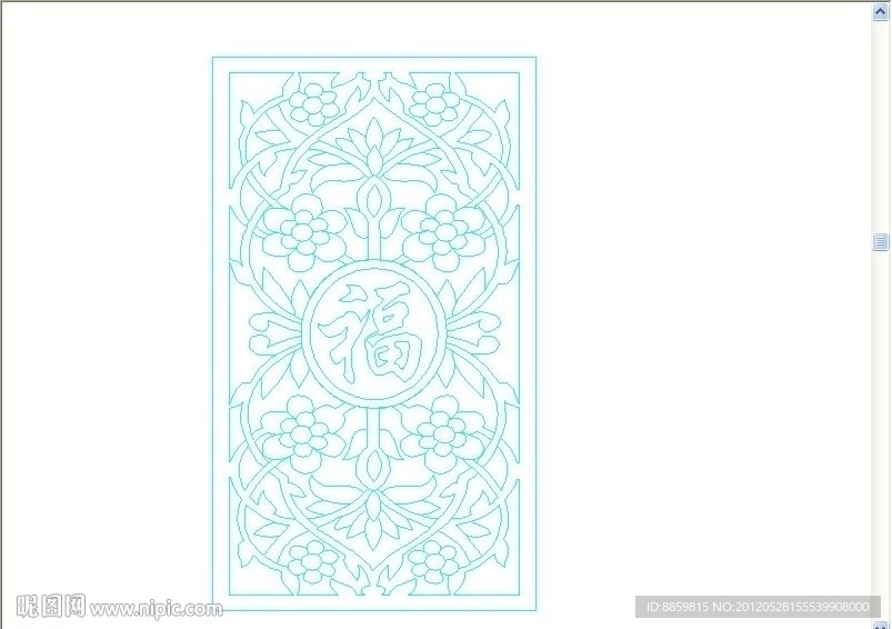 缕空 花纹 通花 线稿