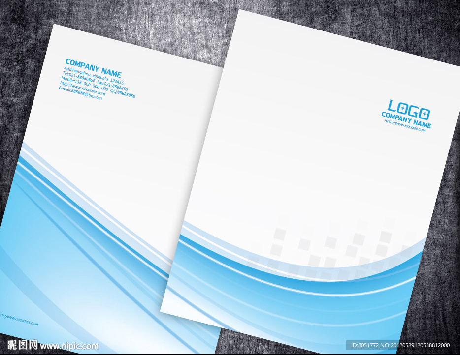 简洁企业画册封面