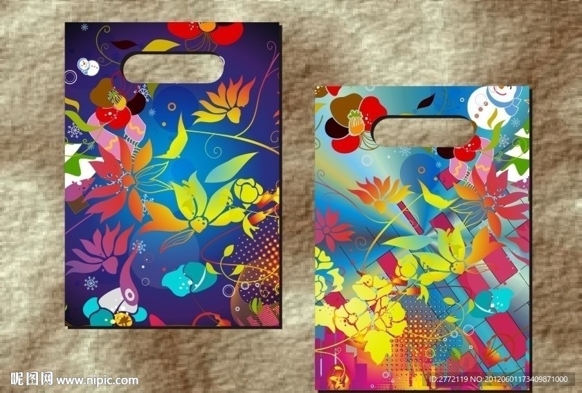 鲜花华丽 精品袋