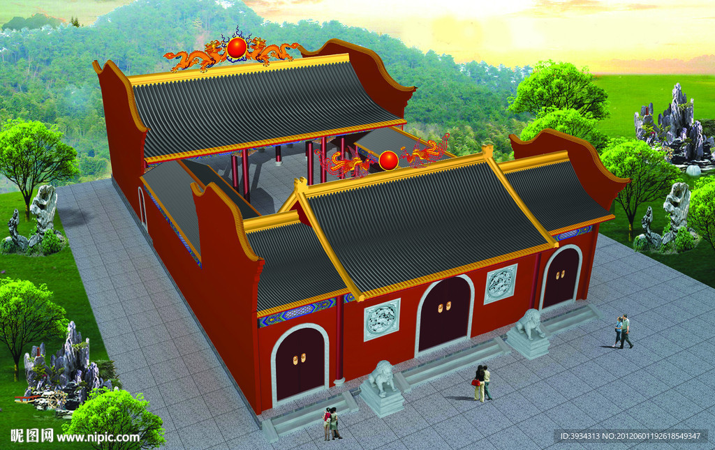 刘氏宗祠殿宝光华宫