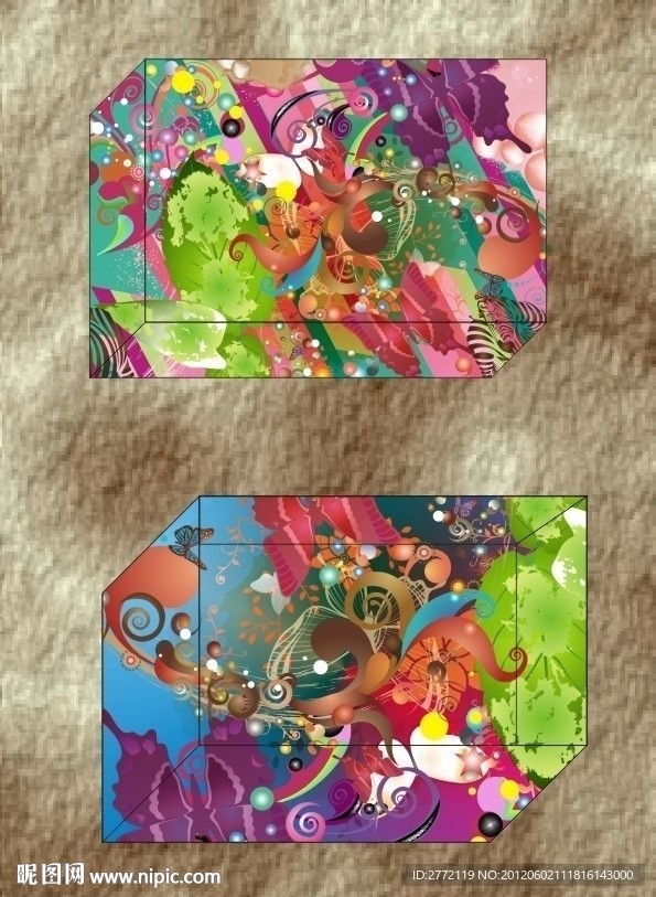 精致花纹 包装盒设计