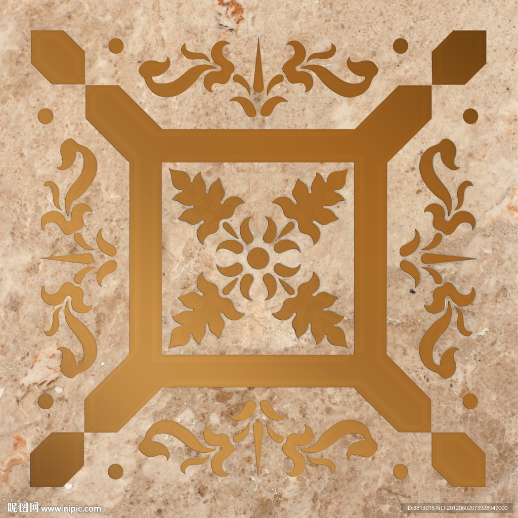 镶嵌拼板 拼花图案