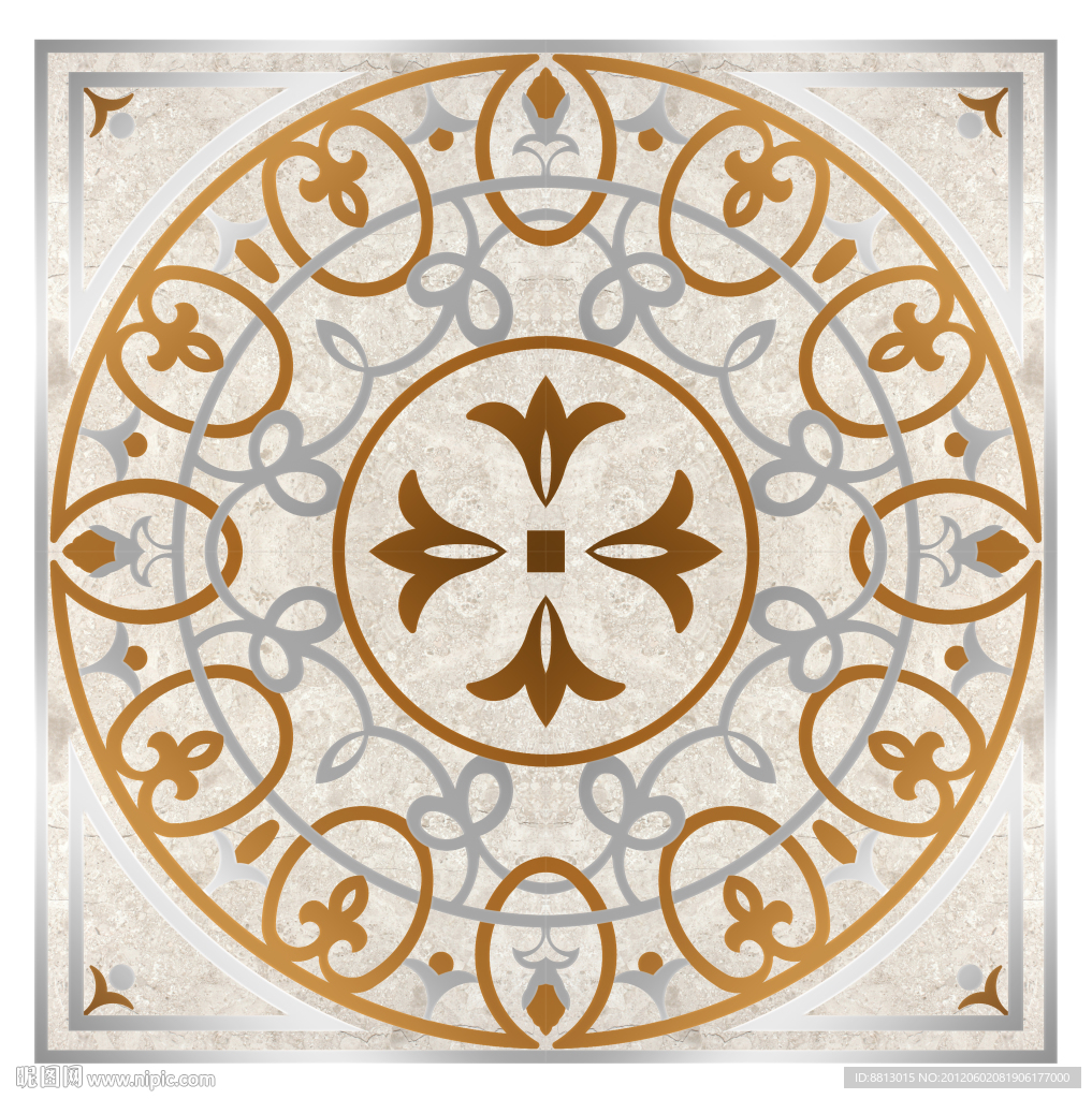 精美水刀拼花图案