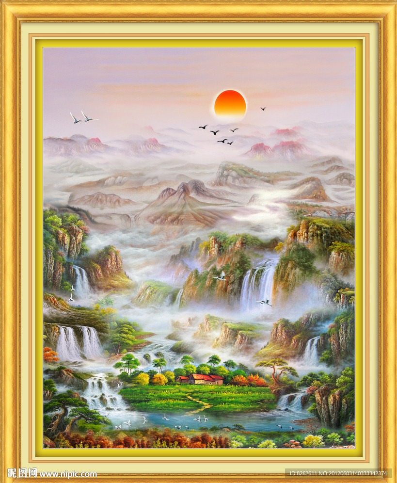油画 聚宝盆油画