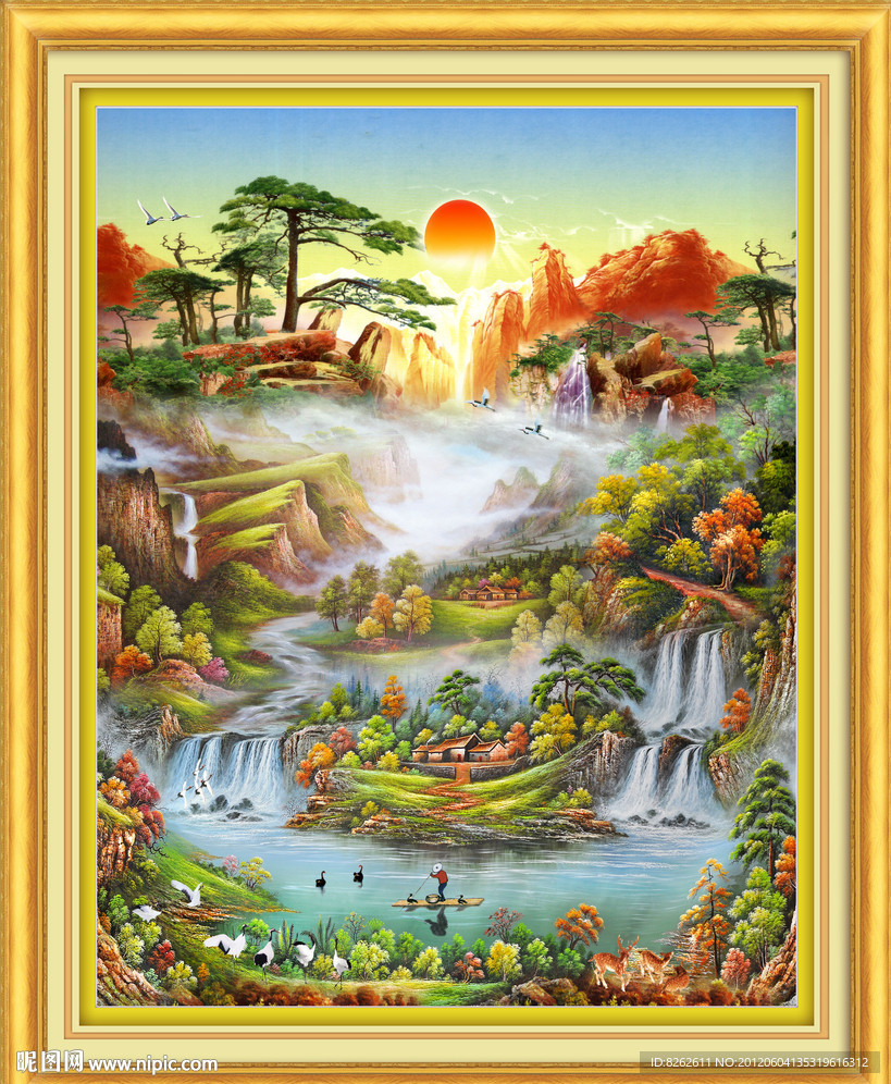 油画 聚宝盆油画
