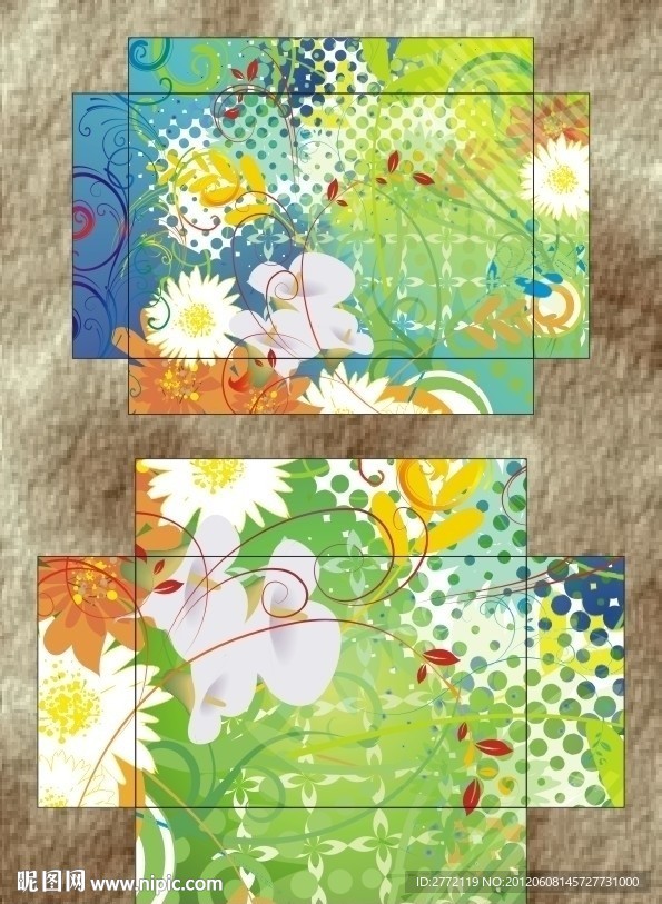 清丽花儿 精品盒设计