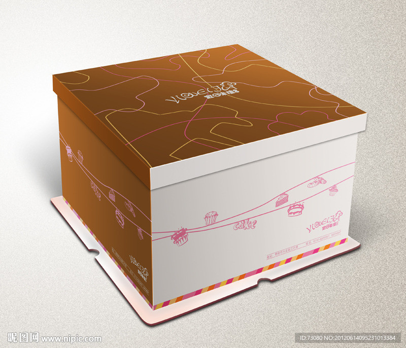 蛋糕包装 （平面图）