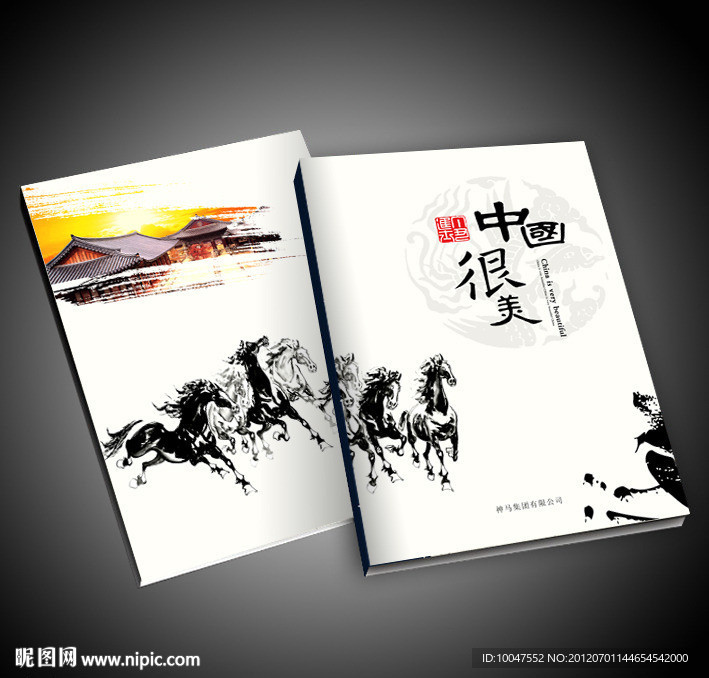 宣传画册 中国风画册 画册封面