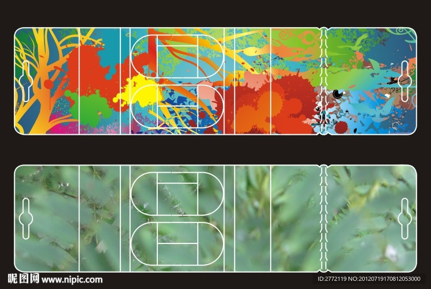 叶子绿 异形花盒