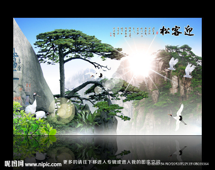 黄山迎客松