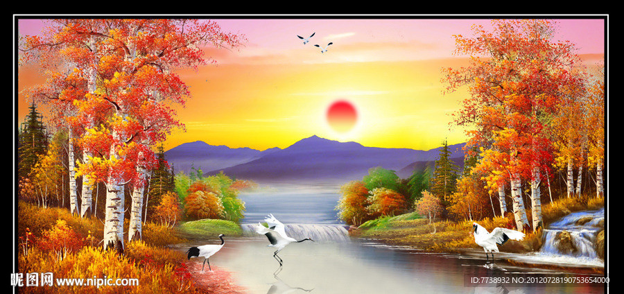 油画风景