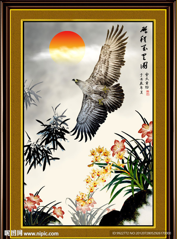 雄鹰 雄鹰展翅