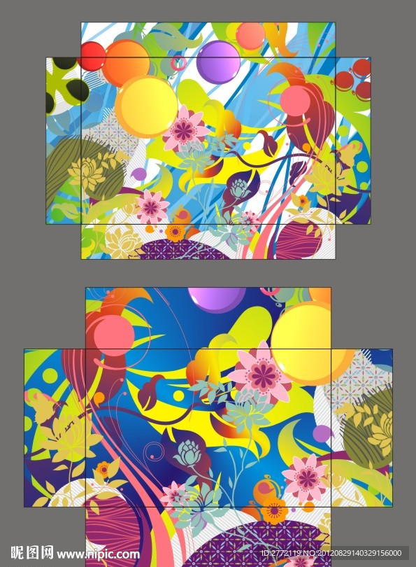 艳丽鲜花美 礼品盒