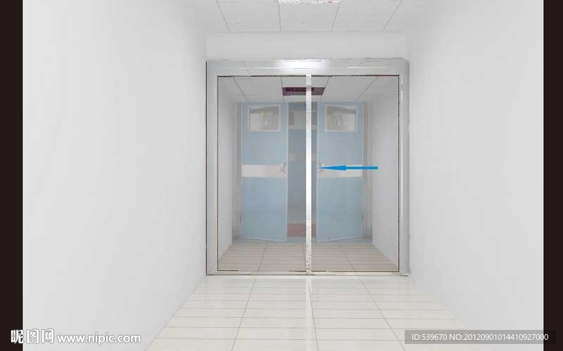 楼道隔断自动感应门
