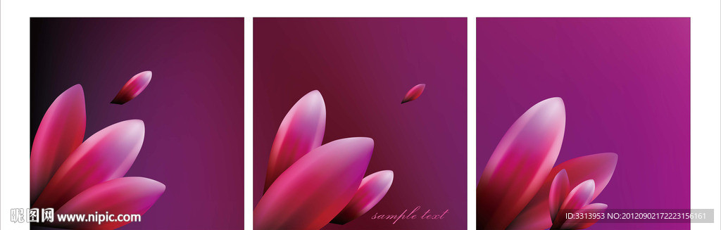 无框画设计图片