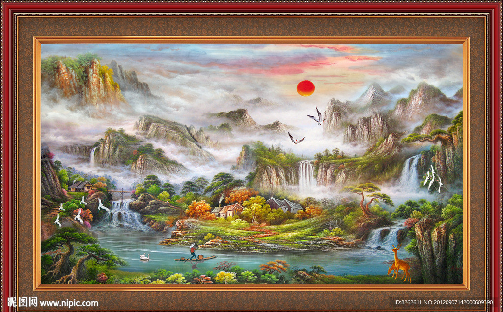 油画 聚宝盆油画