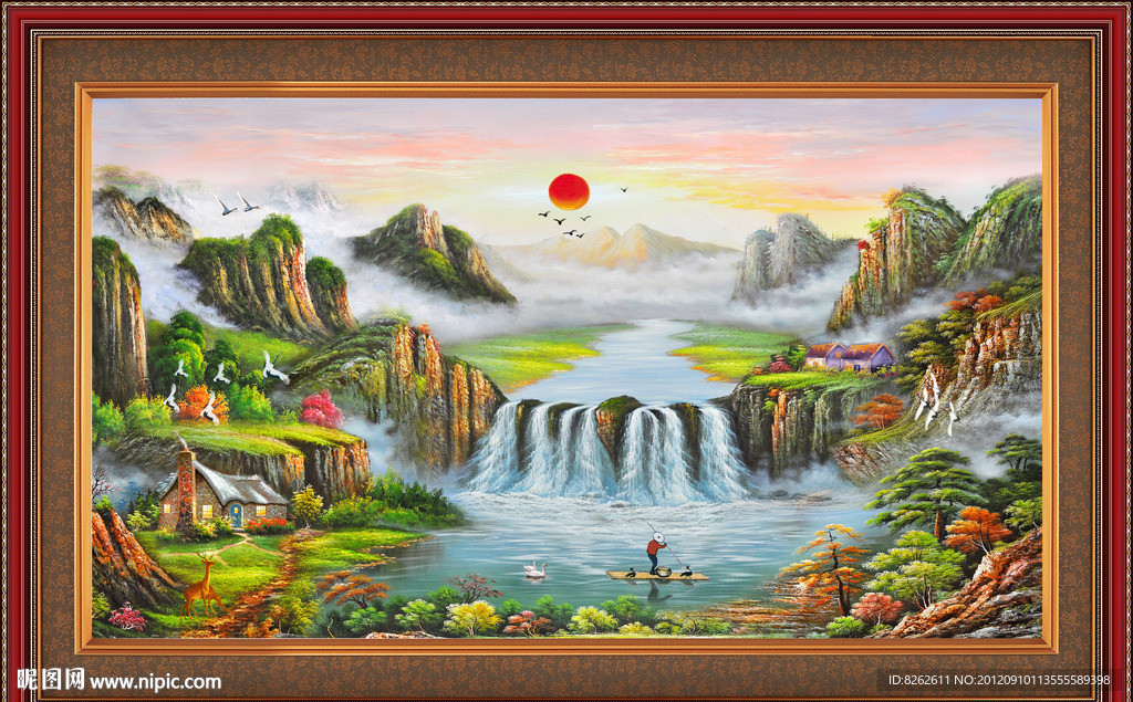 油画 聚宝盆油画