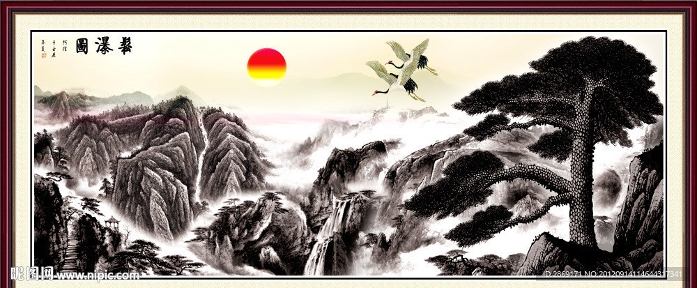 国画山水