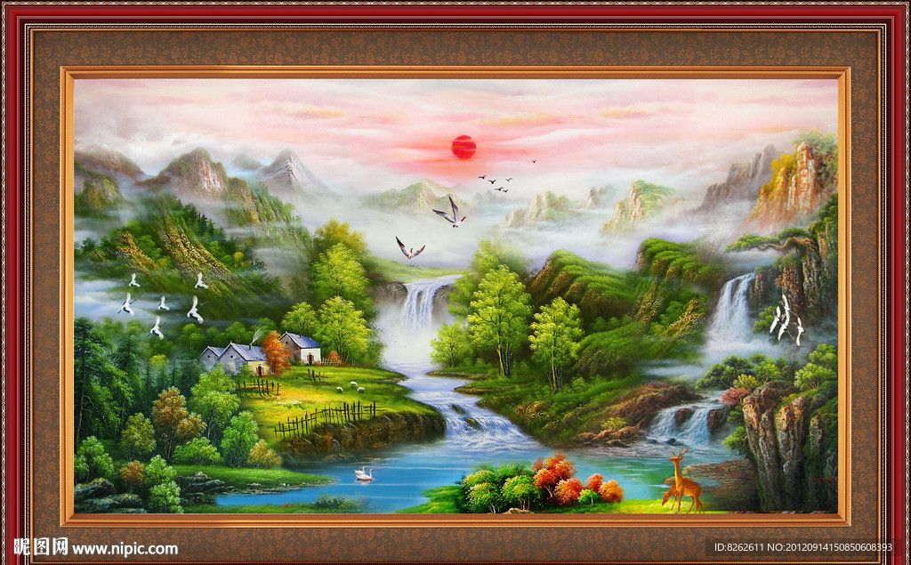 油画 聚宝盆油画