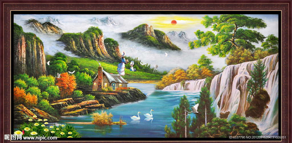 油画风景