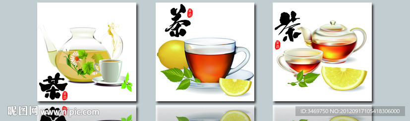 茶道 无框画